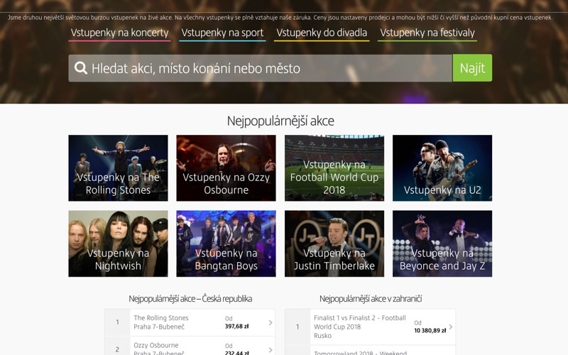 Na výlet s viagogo!